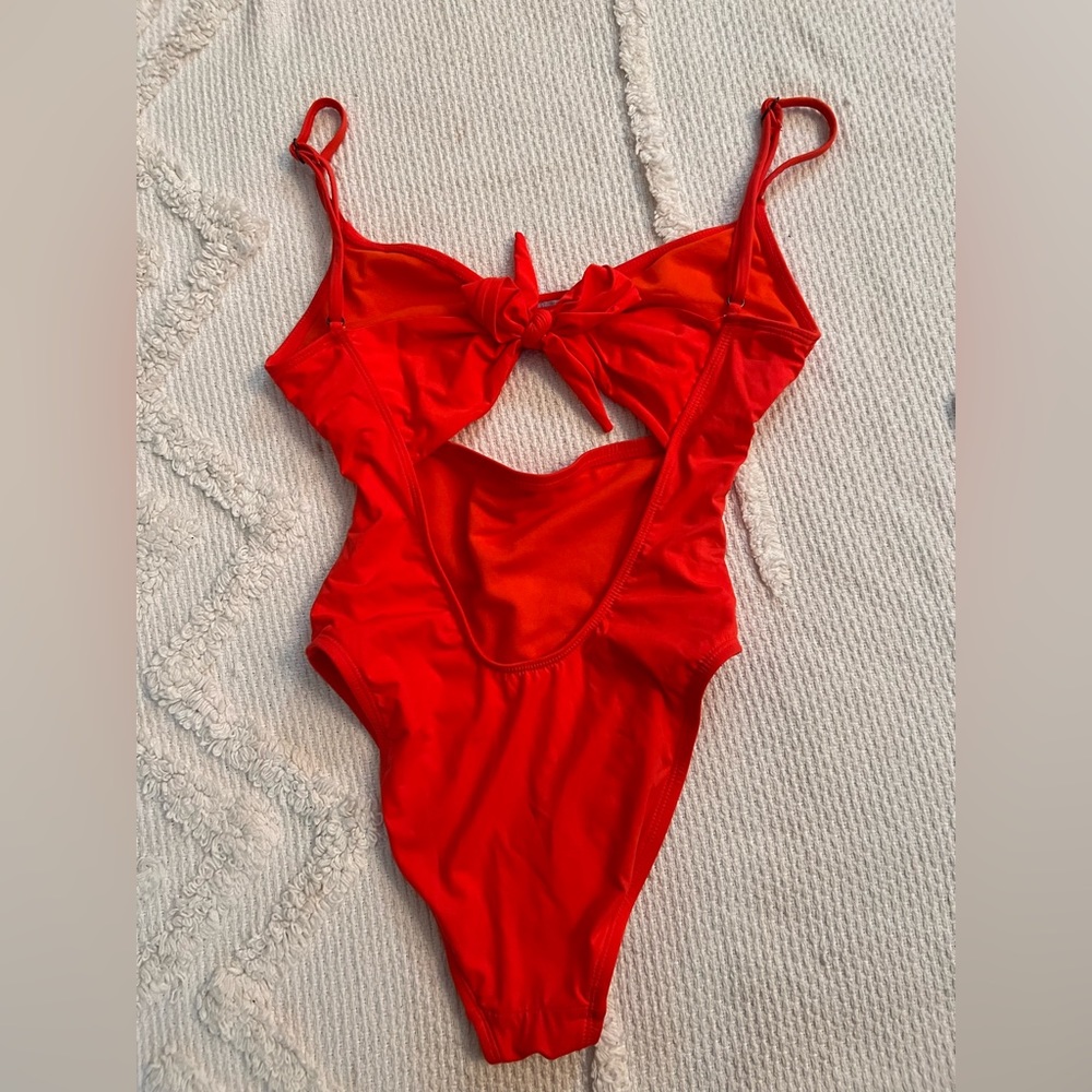 Red one piece - Picture 2 of 3